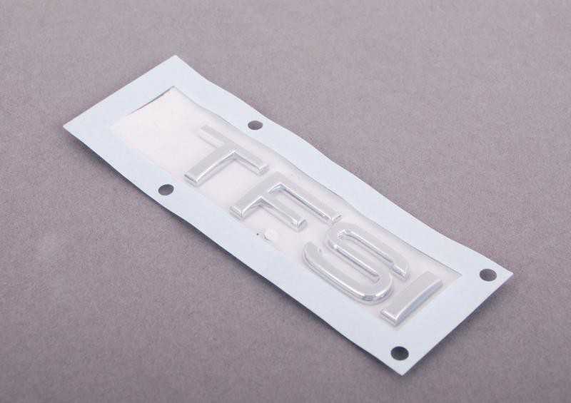 VAG AUDI A1 A1 A3 A4 A4 A5 A6 A7 TT Galinė TFSI emblema chromuota originali 8X0853737A