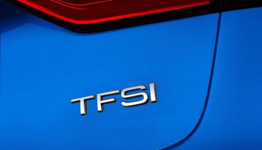 VAG AUDI A1 A1 A3 A4 A4 A5 A6 A7 TT Galinė TFSI emblema chromuota originali 8X0853737A
