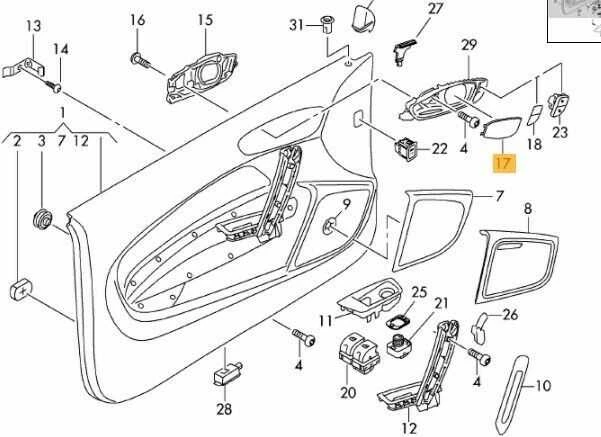 VAG Audi A1 Garsiakalbio skydelio dangtelis kairysis originalus 8X0035423A4PK