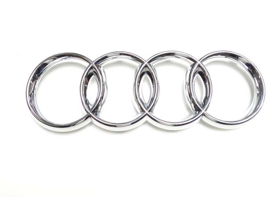 VAG "Audi A1 Q3" logotipo žiedai Galinių durų emblema 8U08537422ZZ originali