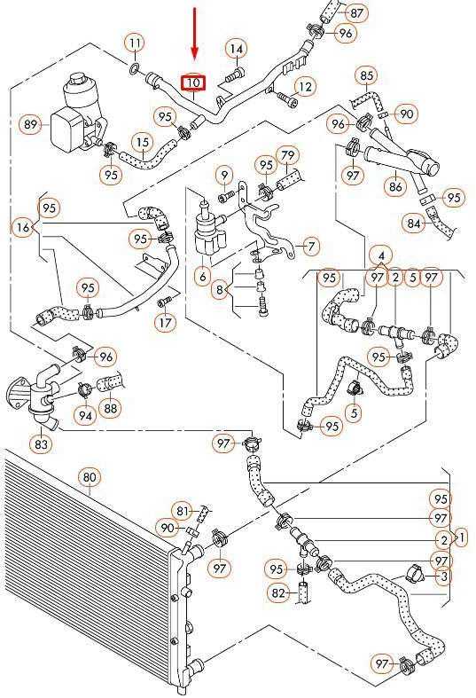 VAG AUDI A1 variklio aušinimo skysčio plastikinis vamzdelis originalus 03L121065AJ