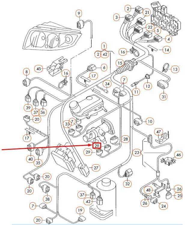VAG AUDI A2 8Z Plokščias kontaktų korpusas su tarpine 3 pin 1J0972483A NAUJAS ORIGINALUS