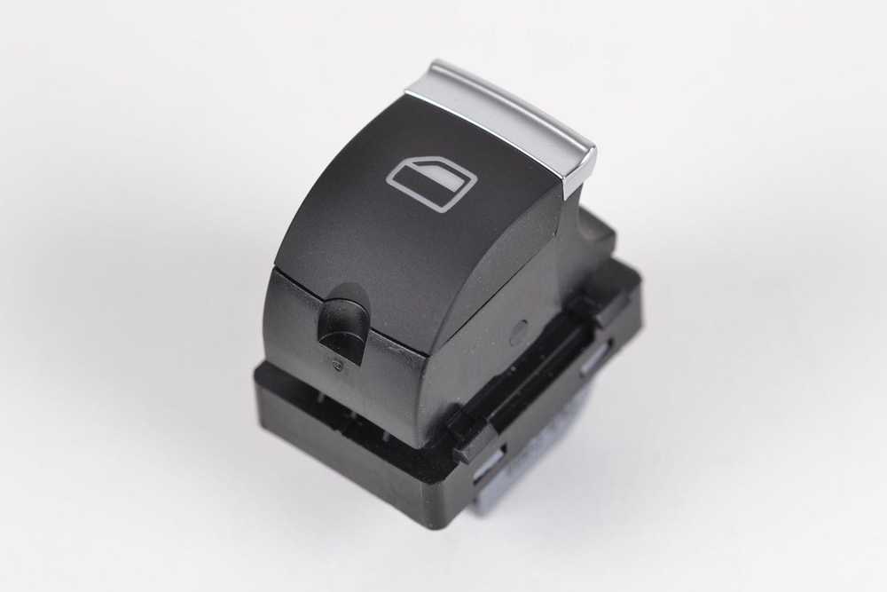 VAG Audi A2 A3 8P A4 S4 RS4 B6 B7 Chromo keleivio galinio lango jungiklis originalus