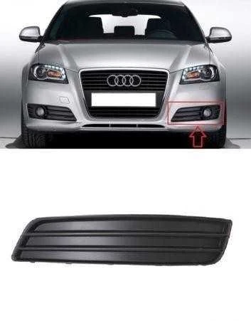 VAG Audi A3 08-12 Naujas originalus priekinis bamperio rūko žibinto groteles kairė 8P0807681E9B9