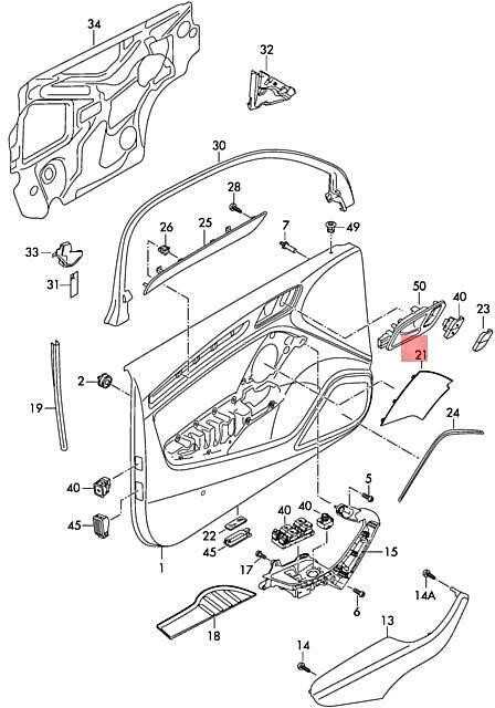 VAG AUDI A3 13-16 priekinių durų O/S dešinės pusės juodas garsiakalbio dangtelis originalus 8V30354104PK
