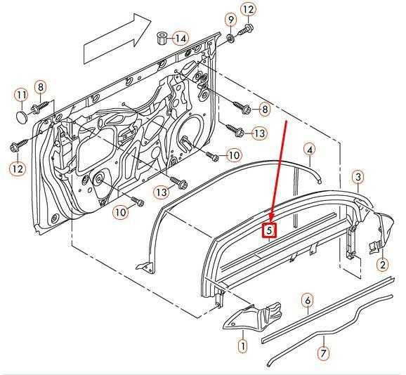 VAG Audi A3 2005-2013 Langinės angos sandariklis Kairysis išorinis originalus 8P3837477C