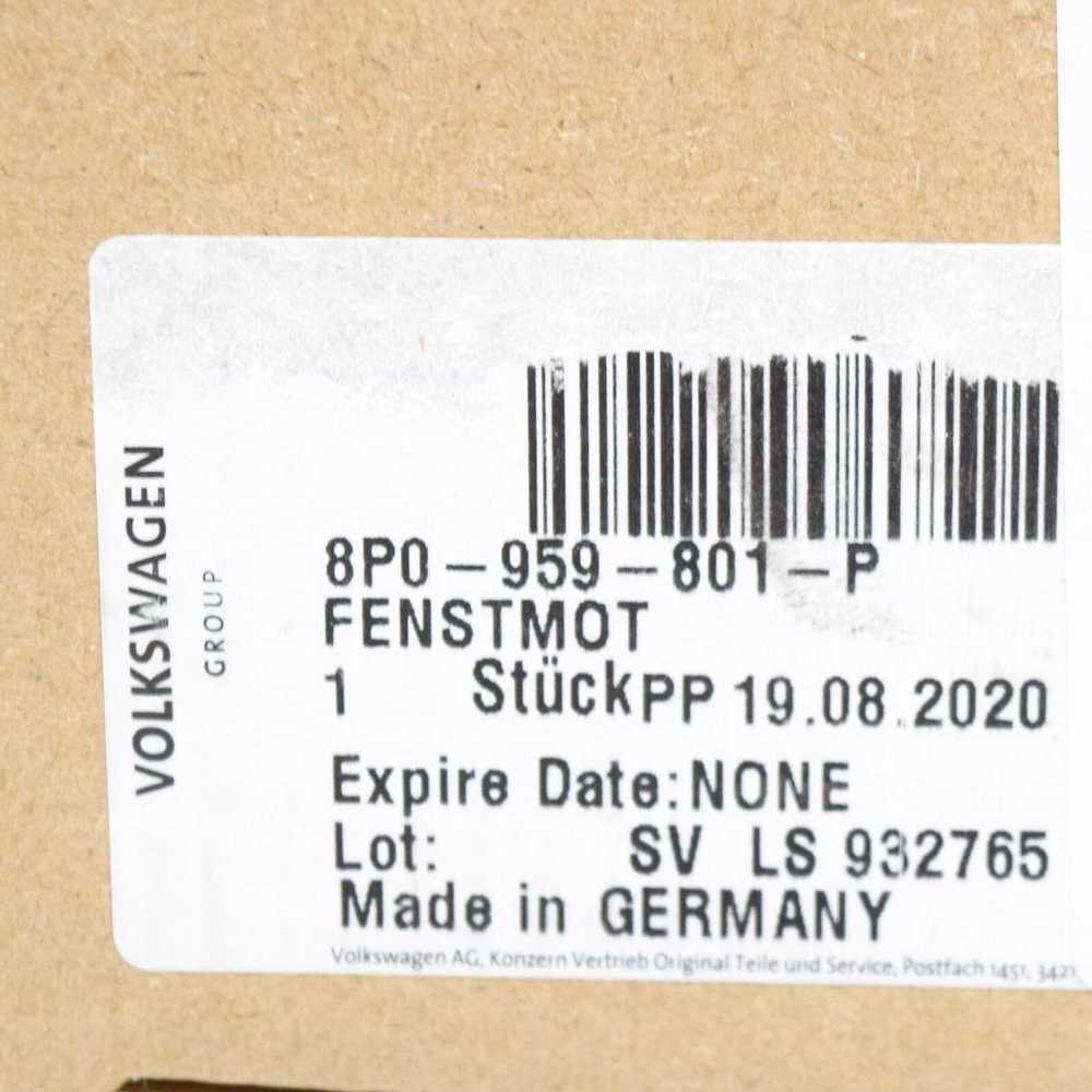 VAG AUDI A3 8P Priekinio Kairio Durų Langų Stiklo Reguliatorius Variklis 8P0959801P NAUJAS ORIGINALUS