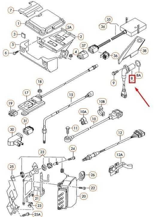 VAG Impulso Siuntėjas AUDI A3 A4 SEAT Altea Leon SKODA Octavia VW Golf Passat Originalus 03G957147C