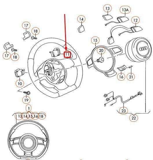 VAG AUDI A3 8P vairo dešinės pusės mygtukas "Tithonic" originalus 8J0951528C3Q7