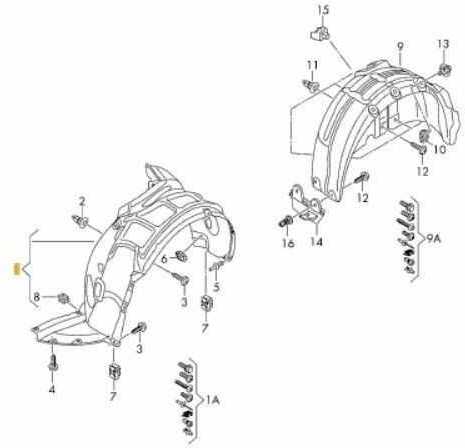 VAG AUDI A3 8PA 13-16 priekinis apsauginis skydas kairėje pusėje N/S 8V5821171G originalus