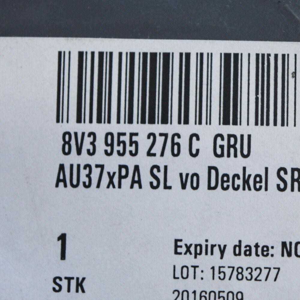 VAG AUDI A3 8V Dešinės priekinės žibintų plovimo dangtelis 8V3955276CGRU Naujas originalus