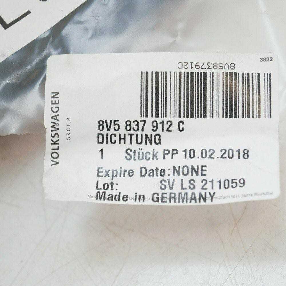 VAG Audi A3 8V Priekinio Dešinės Durų Sandarinimo Guma 8V5837912C ORIGINALI NAUJA