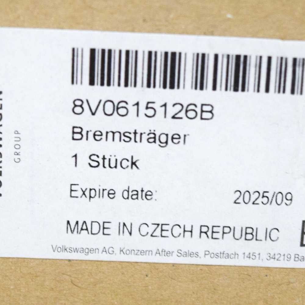 VAG AUDI A3 8V priekinio dešiniojo stabdžių suporto laikiklis originalus 8V0615126B