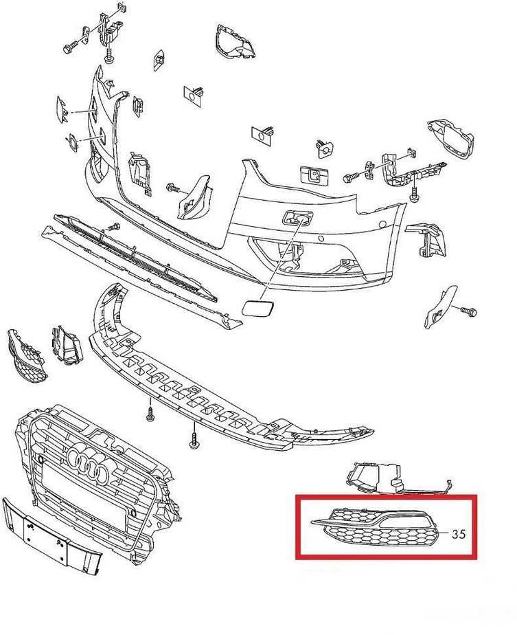 Vag Oro Kreipiamosios Grotelės Satino Juodos Spalvos Audi A3 A3/S3 2013-2016 Originalus 8V3807682K9B9