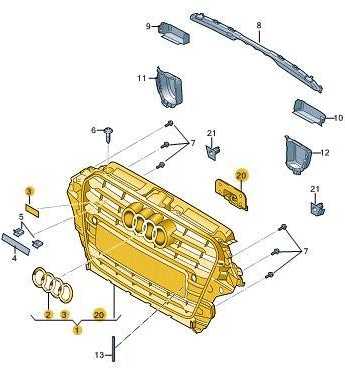 VAG Audi A3 8V Priekinis radiatoriaus groteles 8V5853651BCKA NAUJAS ORIGINALUS