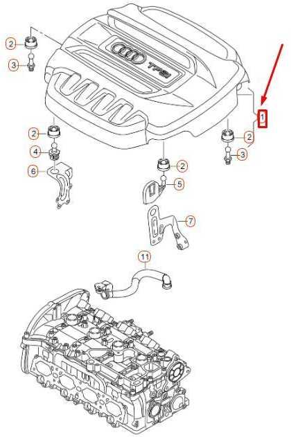 VAG AUDI A3 8V variklio viršutinis dangtelis originalus 06K103925E