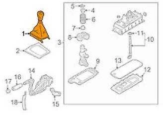 VAG Audi A3 8V1 6 Mechaninė pavarų perjungimo svirtis 8V0863278GSKH NAUJA ORIGINALI