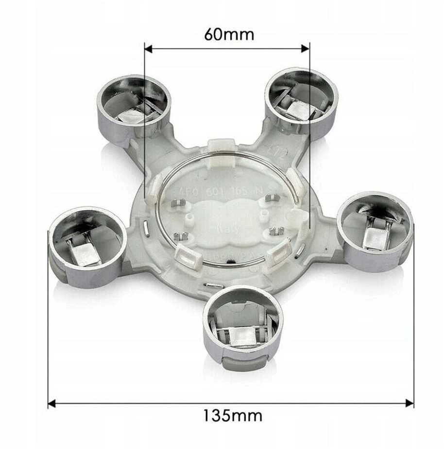 VAG Audi A3 A4 A5 A6 A7 A8 Q5 Q7 Ratlankio dangtelis pilkas S Line 4F0601165N