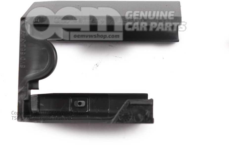 VAG Audi A3 A4 A5 Galinio Dešinio Sėdymo Vieta Rail Cover Originalus 8V0881347B01C