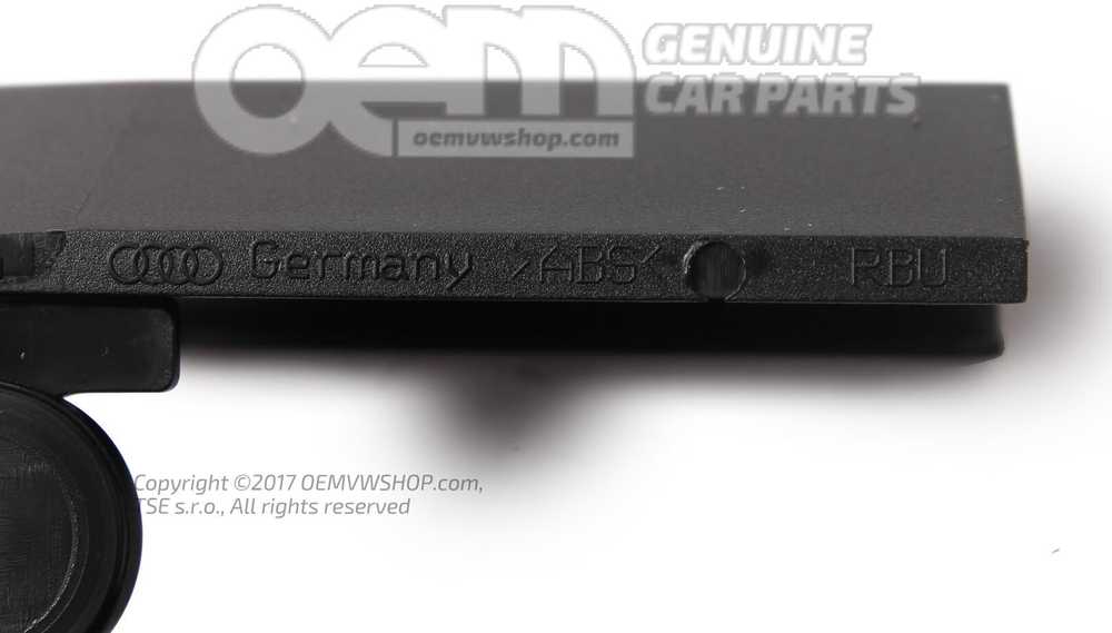 VAG Audi A3 A4 A5 Galinio Dešinio Sėdymo Vieta Rail Cover Originalus 8V0881347B01C