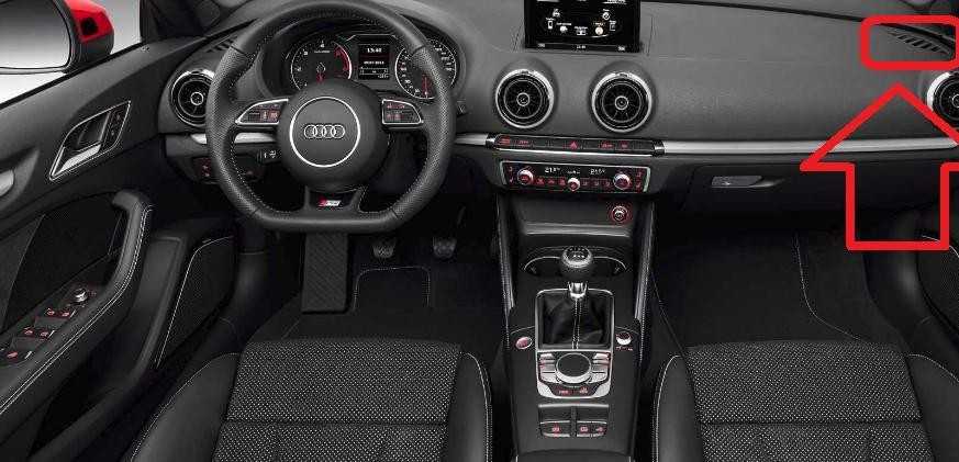 VAG AUDI A3 Cabriolet S3 Sportback Lim. Quattro. Originali oro ventiliacijos sistema 8V18197946PS