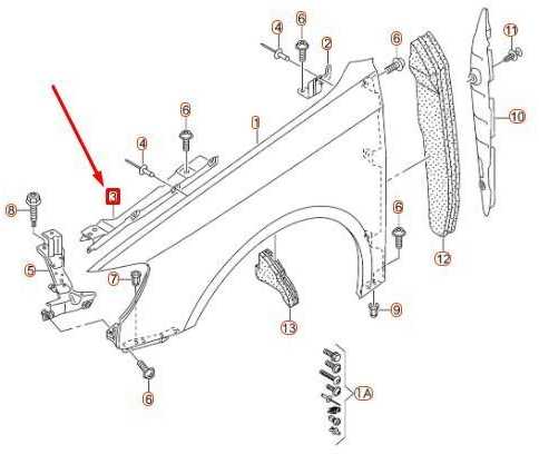VAG AUDI A3 kabrioletas 8V priekinio dešiniojo sparno laikiklis originalus 8V5821468B