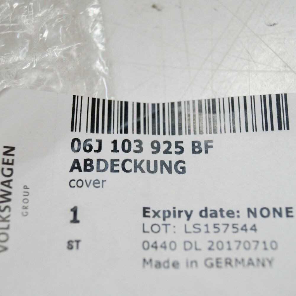 VAG Audi A3 Q3 TT 1.8L TFSI variklio dangtelis originalus 06J103925BF