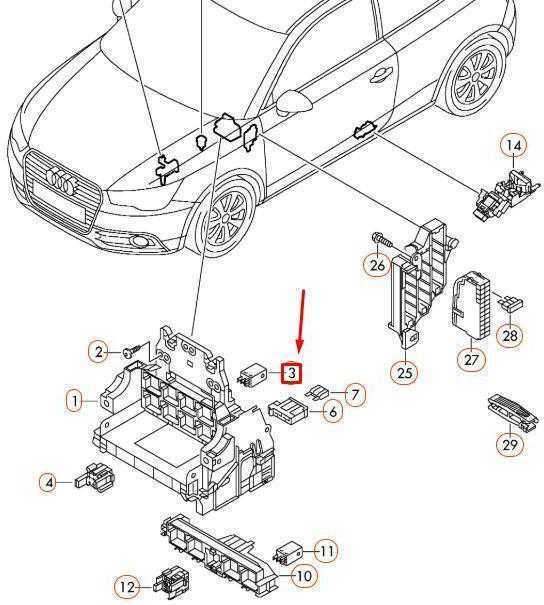 VAG Audi A3 Relė originali 4H0951253