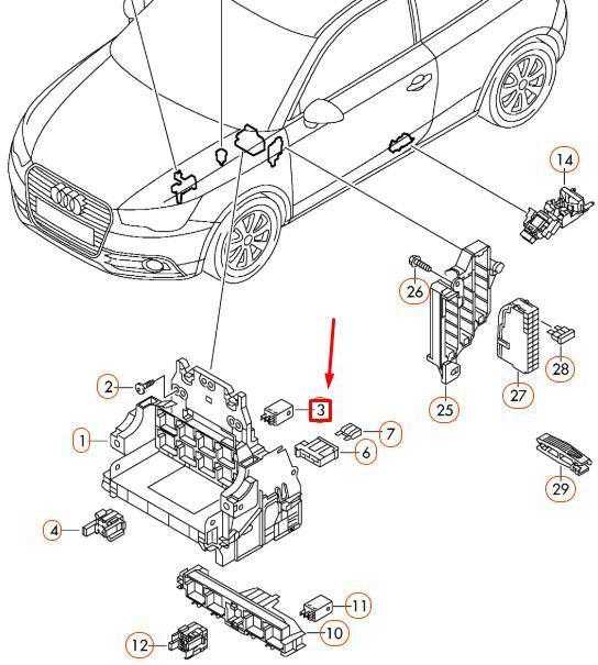 VAG Audi A3 Relė originali 4H0951253