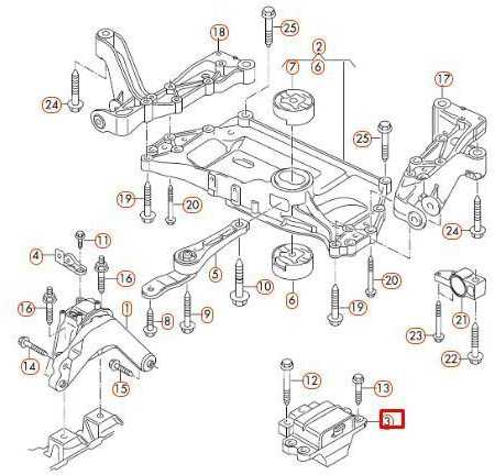 VAG Audi A3 RS3 8P Pavarų dėžės tvirtinimas 8P0199555A NAUJAS ORIGINALUS