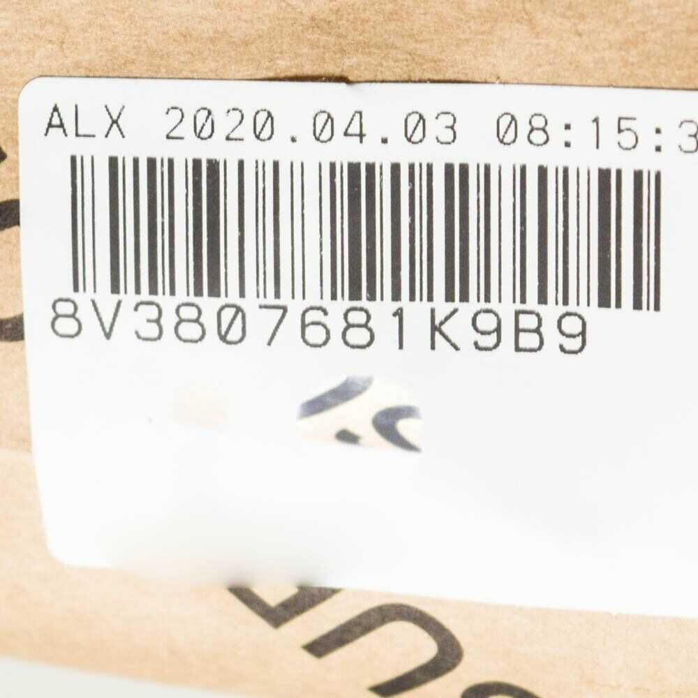 VAG AUDI A3/S3 (13-17) Priekinio bamperio apatinė Š/S kairės pusės grotelės Originali 8V3807681K9B9