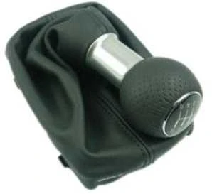 VAG Audi A3 S3 8L 01-03 pavarų perjungimo rankenėlė 6 greičių perforuota odinė "S Line" originali 8L0863278BJRMD