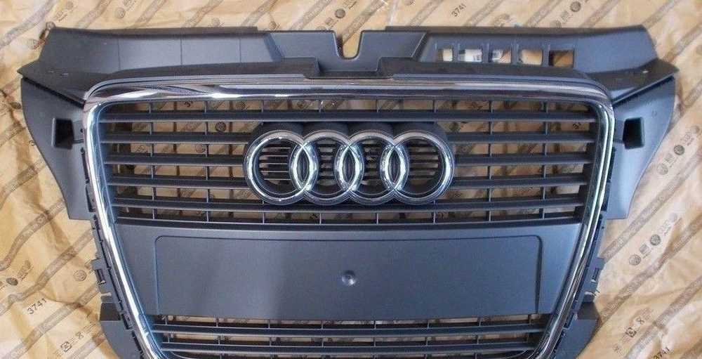 VAG Audi A3 S3 Pilko Akmenų Spalvos Radiatoriaus Grotelė Originalus 8P0853651M1QP