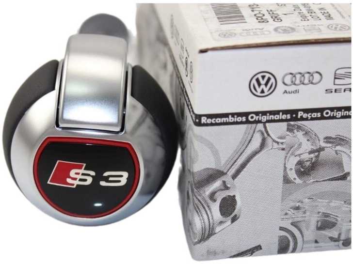 VAG AUDI A3 S3 rankenėlė pavarų perjungimo rankenėlė originali 8P0713141SKH