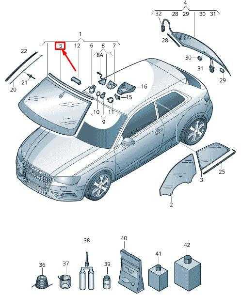 VAG AUDI A3 SPORTBACK 8V PRIEKINIS VIRŠUTINIS LANGO APDAILA 8V3853306 NAUJAS ORIGINALUS