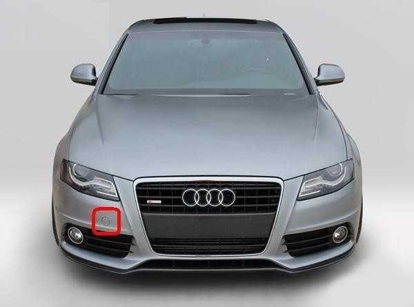 VAG AUDI A4 8K 08-12 priekinio S-Line bamperio vilkimo kablio dangtelio dangtelis originalus 8K0807241A