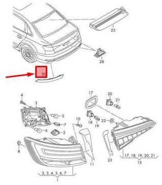 VAG Audi A4 8W Galinis kairės pusės atšvaitas originalus 8W0945105D