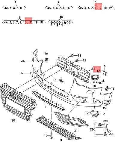 Vag Audi A4 A4L S4 Avant Vadovo Rėmas Dešinysis Originalus 8K0807788G