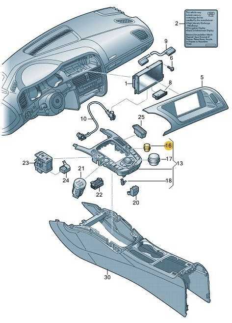 VAG AUDI A4 A5 (2007-2012) Stovėjimo stabdžio mygtuko jungiklis originalus 8K2927225EWEP