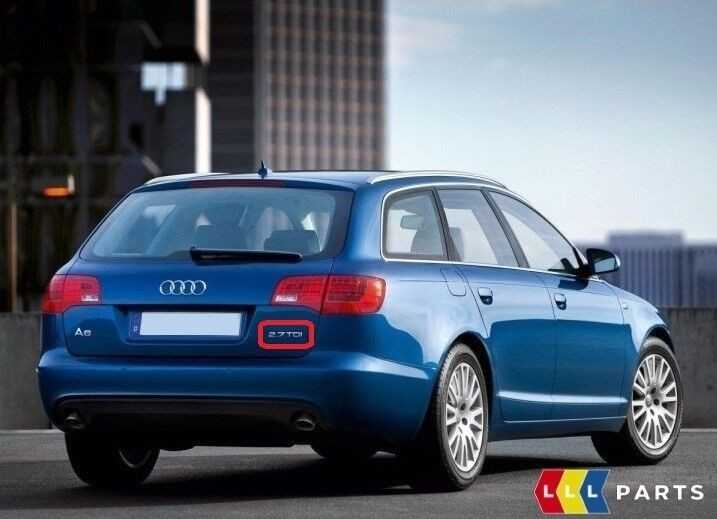 VAG AUDI A4 A5 A5 A6 2.7TDI 05-12 bagažinės emblema chromuota originali 4F0853743C 2ZZ