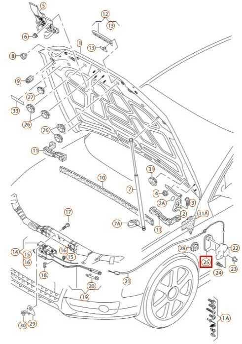VAG AUDI A4 A5 A5 A6 A6 A7 Q5 RS5 variklio dangčio atleidimo rankena juoda 8T2823533C4PK originali