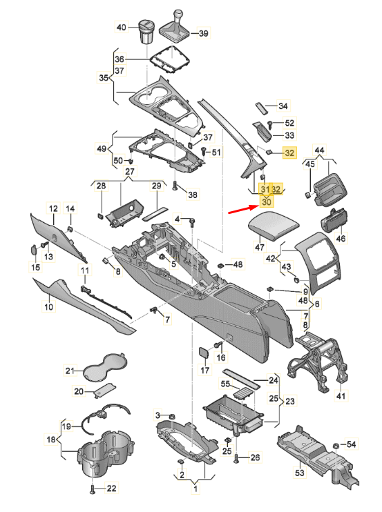 Vag Audi A4 A5 A5 S5 A5 S5 Coupe Originalus 8W2863969NP5
