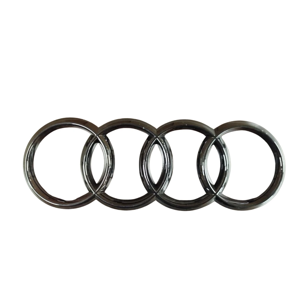 VAG Audi A4 A6 A6 A7 Q3 Q5 Q7 Emblema Žiedai Logotipas Ženklas Grotelės Juoda 4H0853605BT94 Originali