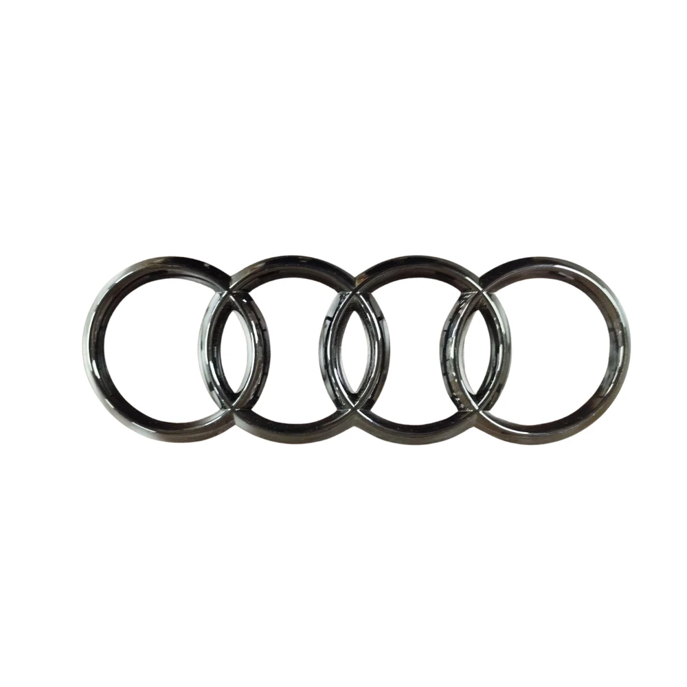 VAG Audi A4 A6 A6 A7 Q3 Q5 Q7 Emblema Žiedai Logotipas Ženklas Grotelės Juoda 4H0853605BT94 Originali