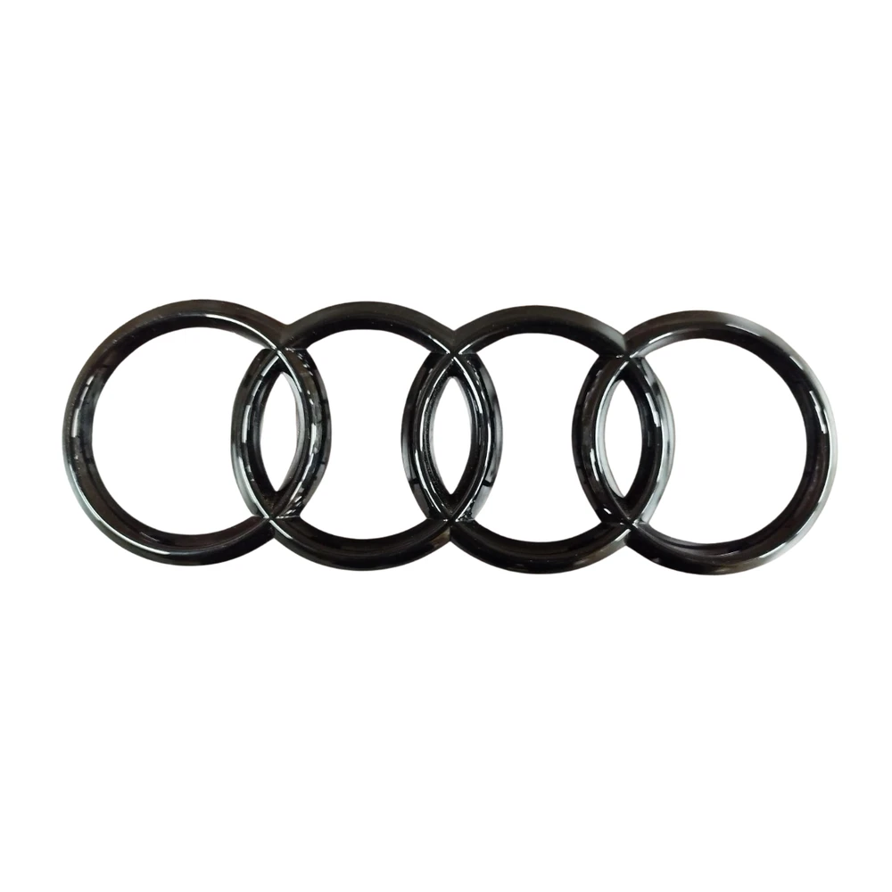 VAG Audi A4 A6 A6 A7 Q3 Q5 Q7 Emblema Žiedai Logotipas Ženklas Grotelės Juoda 4H0853605BT94 Originali