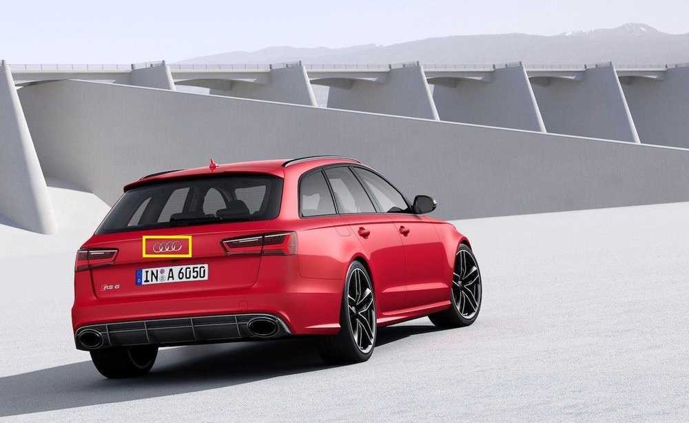 VAG Audi A4 A6 Chrominis Emblema Originalus 4G98537422ZZ