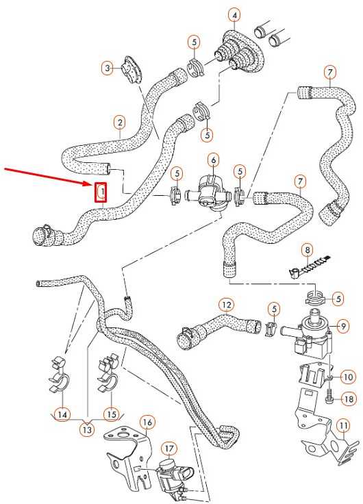 VAG AUDI A4 allroad quattro Avant S4 A4L aušinimo skysčio žarna originali 8K1819371AB