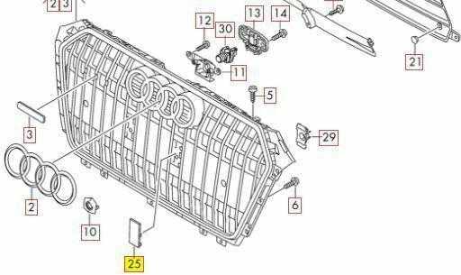 VAG AUDI A4 apdailos detalė dešinė originali 8W9807287AMX3