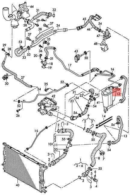 VAG AUDI A4/Avant A5/S5 Cou.Sport A5/S5 Cabriolet A4L A5/S5 Cabriolet aušinimo skysčio žarnelė su greito atjungimo jungtimi originali 8K0121036E