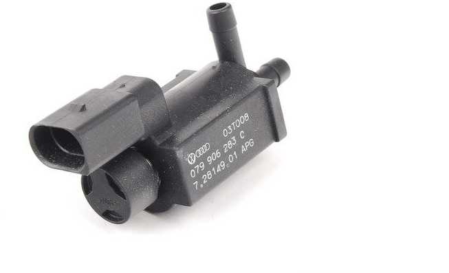VAG AUDI A4 Avant S4 Cabrio quattro elektromagnetinis vožtuvas originalus 079906283C